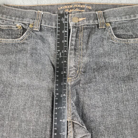 Lauren Ralph Lauren Petite Jeans Women's 16P Classic Straight Leg Denim Pants - Picture 5 of 10